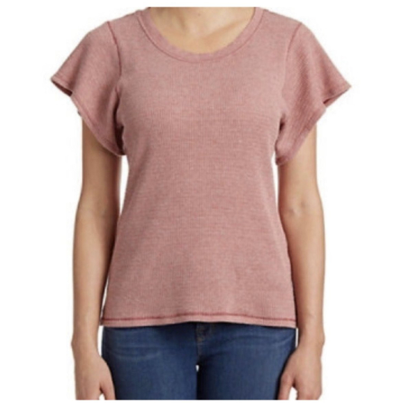 WE THE FREE Flutter Short Sleeve Thermal Top - Picture 2 of 7